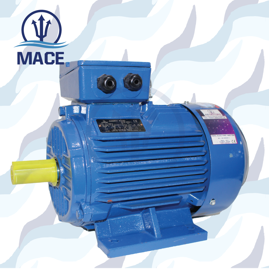 Electric Motor B3 x 1.5kW/2HP x 3 Phase x 1,500 RPM x CI x IE3 x MACE [YE3-90 L-4]